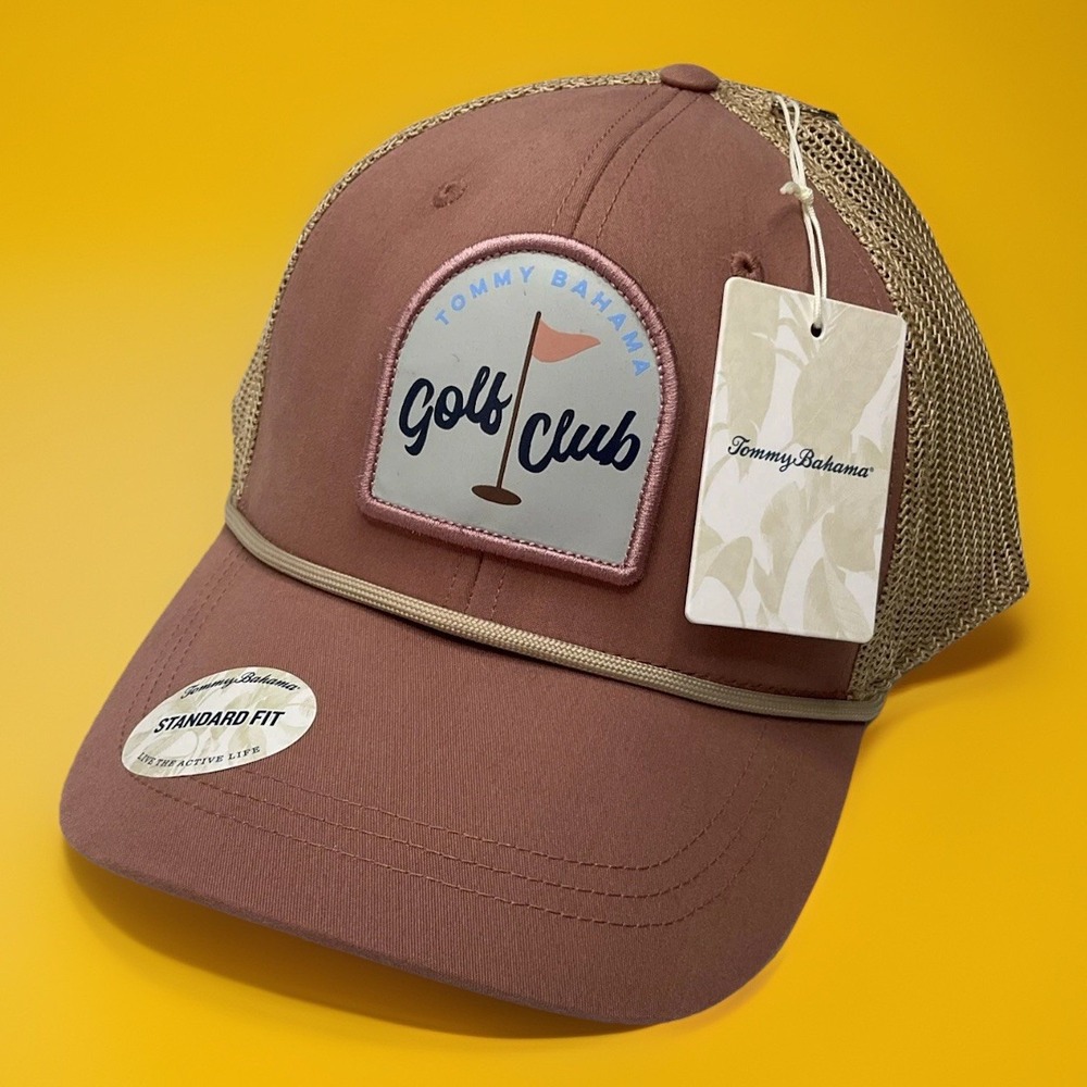 Tommy Bahama Golf Club Hat Cap Adjustable NWT SnapBack Mesh